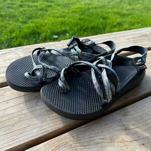 Chaco Black and Multicolor Women's Sandals